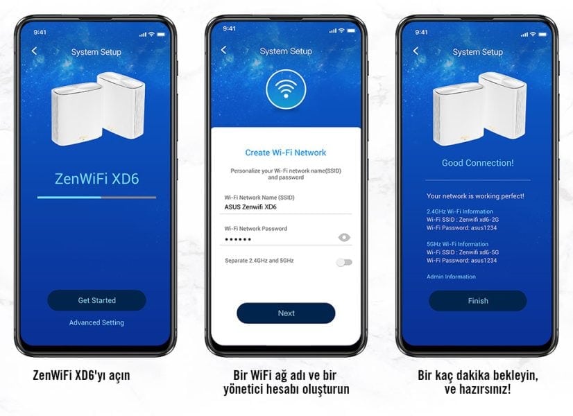 ASUS ZenWiFi XD6S Kablosuz Mesh Sistemi (Beyaz, İkili Paket) H5