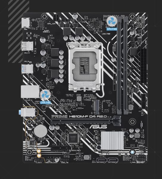 PRIME H610M-F D4 R2.0 ASUS PRIME H610M-F D4 R2.0 Anakart H7
