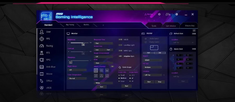 MSI MPG 325CQRXF Kavisli Gaming Monitör H9