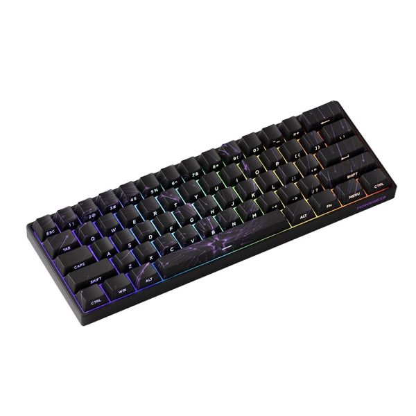 Akko Monsgeek Fun60 Max Nebulae Black Hall Effect Manyetik Switch Argb Kablosuz Hotswap Mekanik Gaming Klavye 4