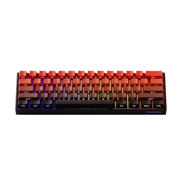 Akko Monsgeek Fun60 Max Shine Through Blaze Gradient Hall Effect Manyetik Switch Argb Kablosuz Hotswap Mekanik Gaming Klavye 2