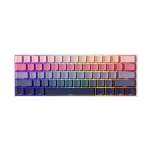 Akko Monsgeek Fun60 Max Shine Through Phantom Pink Hall Effect Manyetik Switch Argb Kablosuz Hotswap Mekanik Gaming Klavye 1