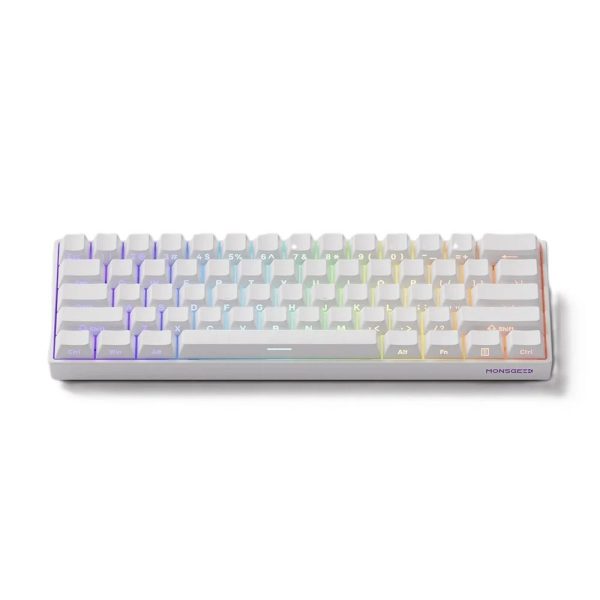 Akko Monsgeek Fun60 Max Shine Through White Hall Effect Manyetik Switch Argb Kablosuz Hotswap Mekanik Gaming Klavye 2