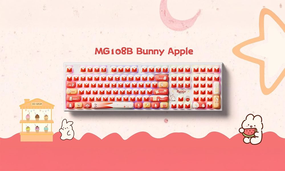 AKKO MONSGEEK MG108B Bunny Apple