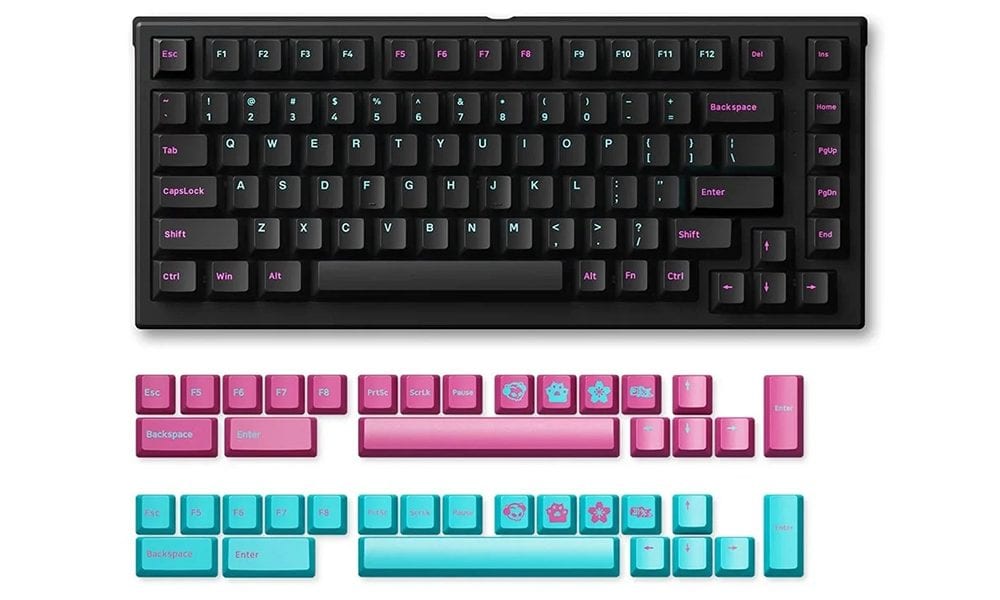 PBT Çift Vuruşlu Tuş Başlıkları