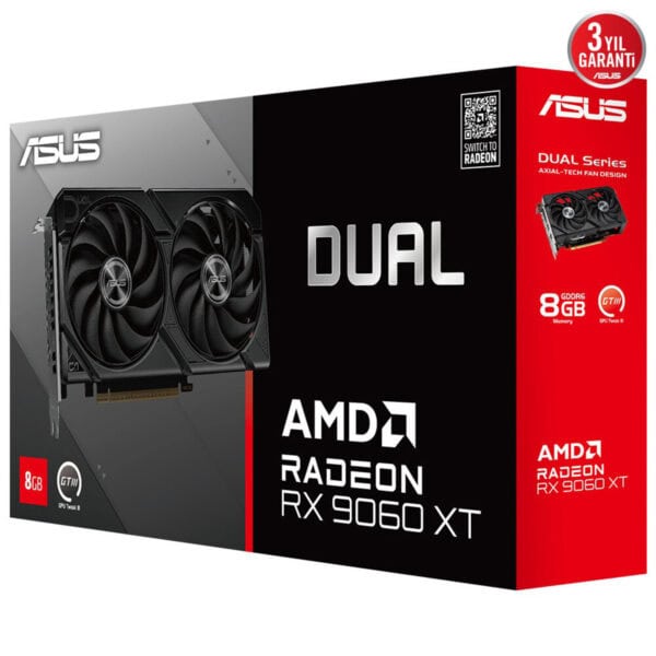 Asus Dual Radeon Rx 9060 Xt 8gb Gddr6 128 Bit Ekran Karti 18
