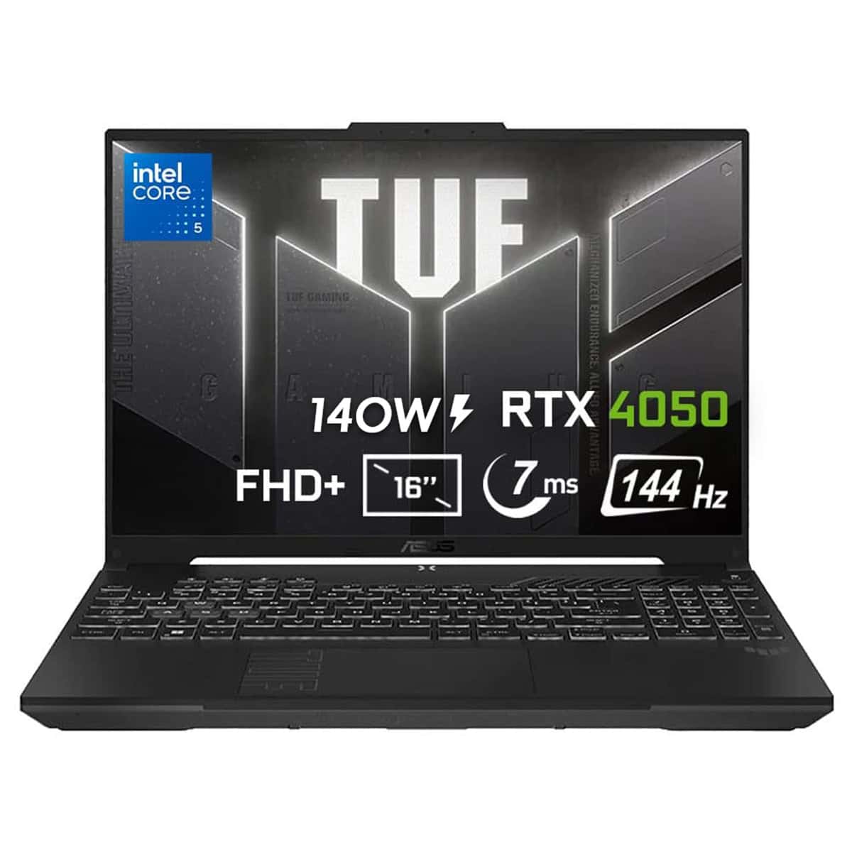 Asus Fx607vu Rl146 Gaming Intel Core 5 210h 8gb Ddr5 512gb Ssd Rtx4050 6gb 140w 16 Inc Fhd 144hz 7ms Ips Freedos Gaming Laptop 1