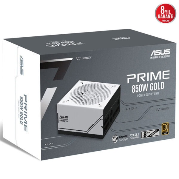 Asus Prime Ap 850g 850w 80+ Gold 135mm Fanlı Güç Kaynağı 14