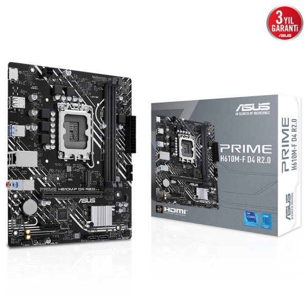 Asus Prime H610m F D4 R2 0 3200mhz Ddr4 Lga1700 M 2 Hdmi Matx Anakart 2