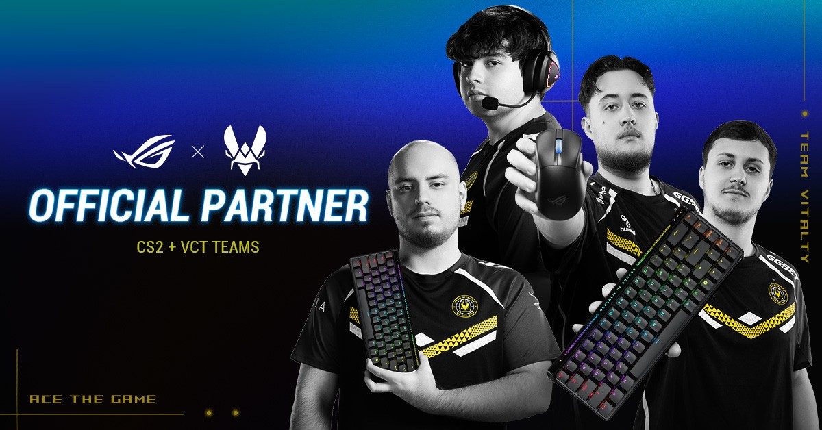 Asus Republic Of Gamers Team Vitality Ile Guclerini Birlestiriyor