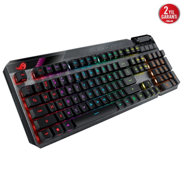 Asus Rog Claymore Ii Moduler Tkl Rx Red Switch Rgb Kablosuz Ingilizce Mekanik Gaming Klavye 11