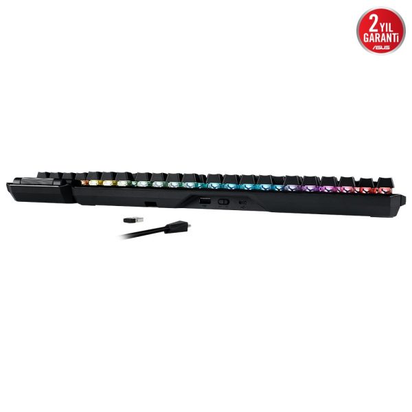 Asus Rog Claymore Ii Moduler Tkl Rx Red Switch Rgb Kablosuz Ingilizce Mekanik Gaming Klavye 13