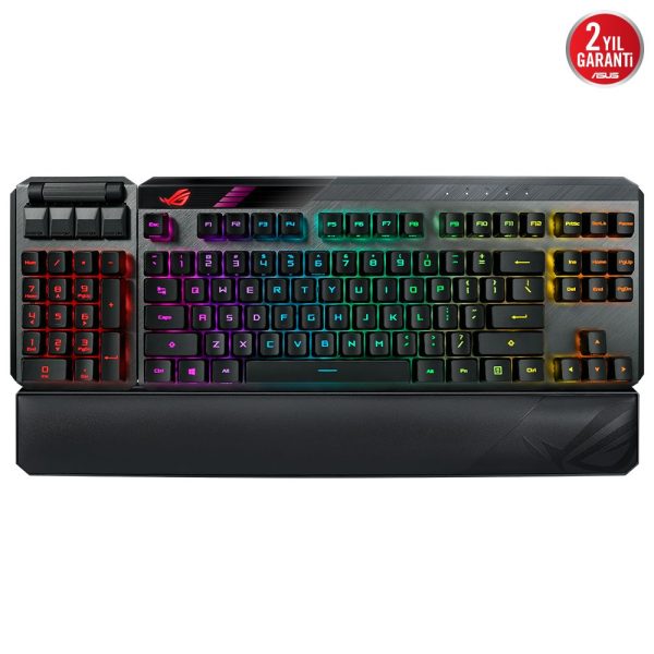 Asus Rog Claymore Ii Moduler Tkl Rx Red Switch Rgb Kablosuz Ingilizce Mekanik Gaming Klavye 4