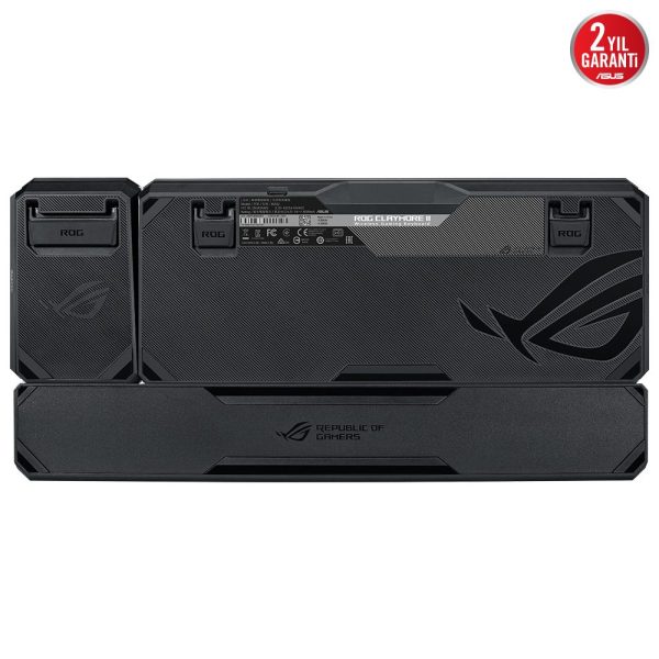 Asus Rog Claymore Ii Moduler Tkl Rx Red Switch Rgb Kablosuz Ingilizce Mekanik Gaming Klavye 7