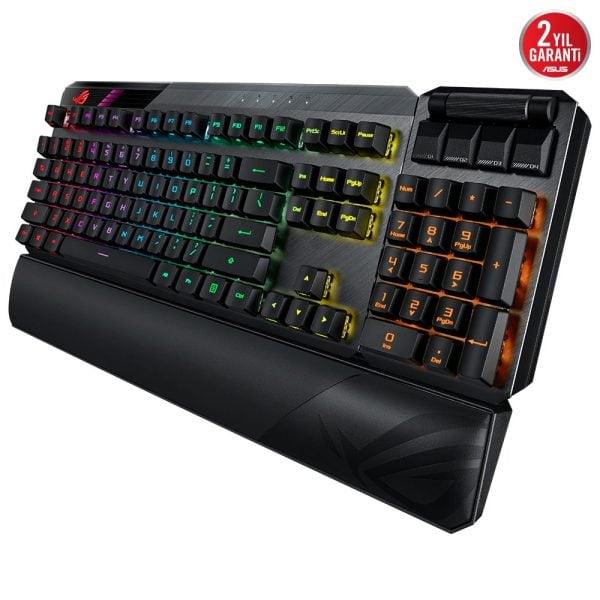 Asus Rog Claymore Ii Moduler Tkl Rx Red Switch Rgb Kablosuz Ingilizce Mekanik Gaming Klavye 9