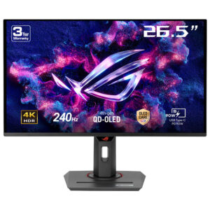 Asus Rog Strix Oled Xg27ucdmg 26 5 Inc 240hz 0 03ms 4k Uhd Adaptive Sync Qd Oled Pivot Gaming Monitor 1