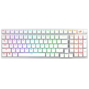 Asus Rog Strix Scope Ii 96 Nx Snow Switch Rgb Kablosuz Hotswap Ingilizce Beyaz Mekanik Gaming Klavye 1