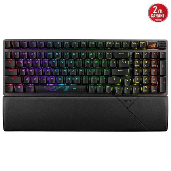 Asus Rog Strix Scope Ii 96 Wireless Rog Rx Red Switch Rgb Kablosuz Ingilizce Mekanik Gaming Klavye 2