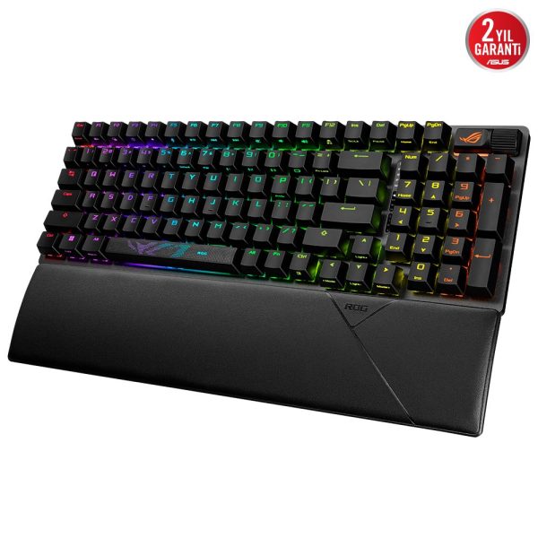 Asus Rog Strix Scope Ii 96 Wireless Rog Rx Red Switch Rgb Kablosuz Ingilizce Mekanik Gaming Klavye 4