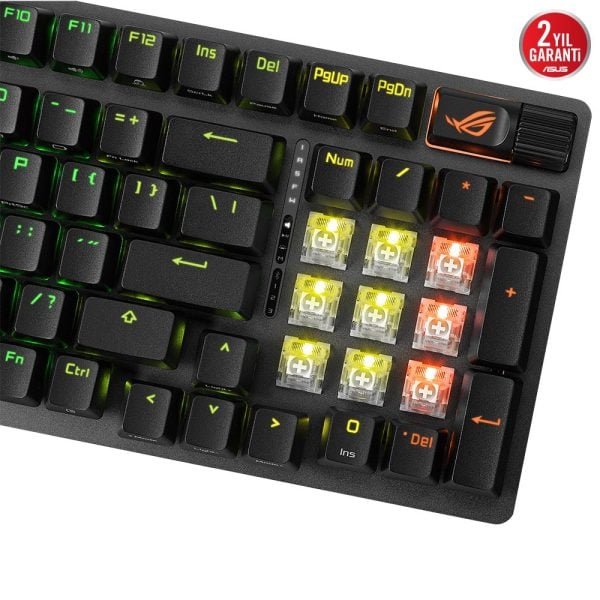 Asus Rog Strix Scope Ii 96 Wireless Rog Rx Red Switch Rgb Kablosuz Ingilizce Mekanik Gaming Klavye 8