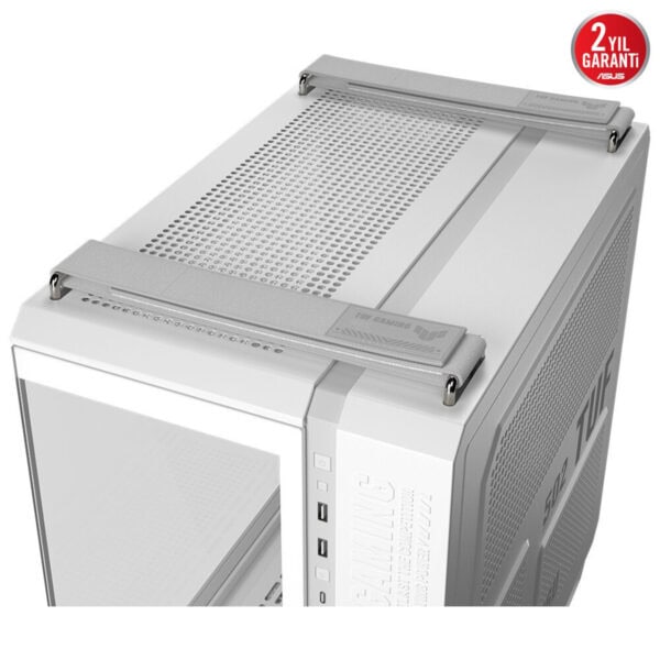 Asus Tuf Gaming Gt502 Horizon Beyaz Mesh Temperli Cam Usb 3 2 Mid Tower Atx Gaming Kasa F13