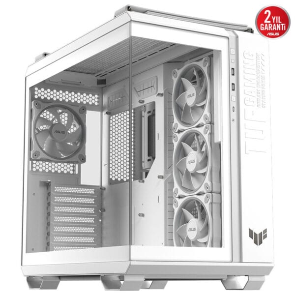 Asus Tuf Gaming Gt502 Horizon Beyaz Mesh Temperli Cam Usb 3 2 Mid Tower Atx Gaming Kasa F3