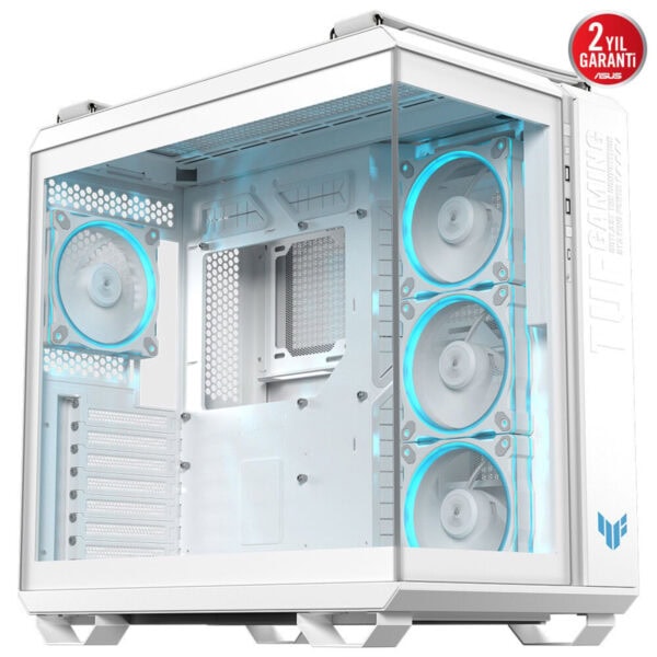 Asus Tuf Gaming Gt502 Horizon Beyaz Mesh Temperli Cam Usb 3 2 Mid Tower Atx Gaming Kasa F5