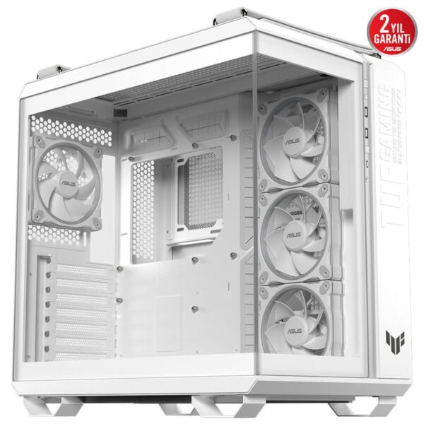 Asus Tuf Gaming Gt502 Horizon Beyaz Mesh Temperli Cam Usb 3 2 Mid Tower Atx Gaming Kasa F6