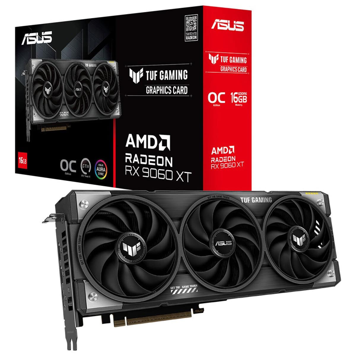 Asus Tuf Gaming Radeon Rx 9060 Xt Oc 16gb Gddr6 128 Bit Ekran Karti 1