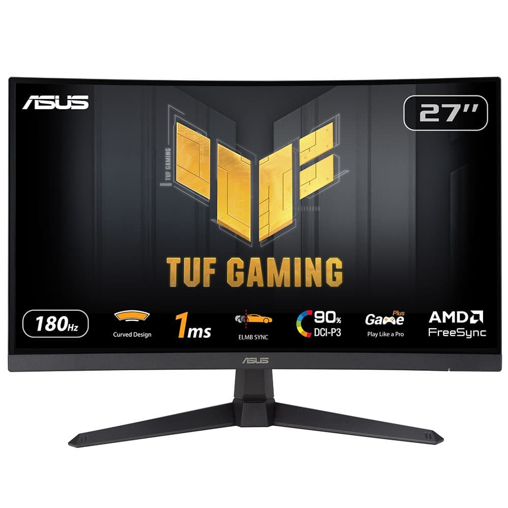 Asus Tuf Gaming Vg27vq3b 27 Inc 180hz 1ms Full Hd Adaptive Sync Fast Va Kavisli Gaming Monitor 1