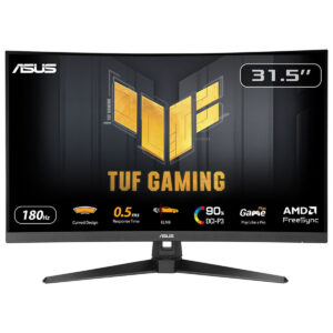 Asus Tuf Gaming Vg32wq3b 31.5 Inç 180hz 0.5ms 2k Qhd Adaptive Sync Fast Va Kavisli Gaming Monitör 1