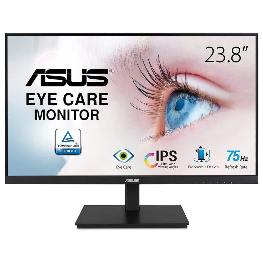 Asus Va24dqsb 23 8 Inc 75hz 5ms Full Hd Adaptive Sync Ips Pivot Monitor 1