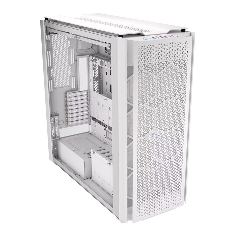 Corsair 9000d Rgb Airflow Mesh Temperli Cam Usb 3 0 Super Tower E Atx Beyaz Gaming Kasa Cc 9011274 Ww 1