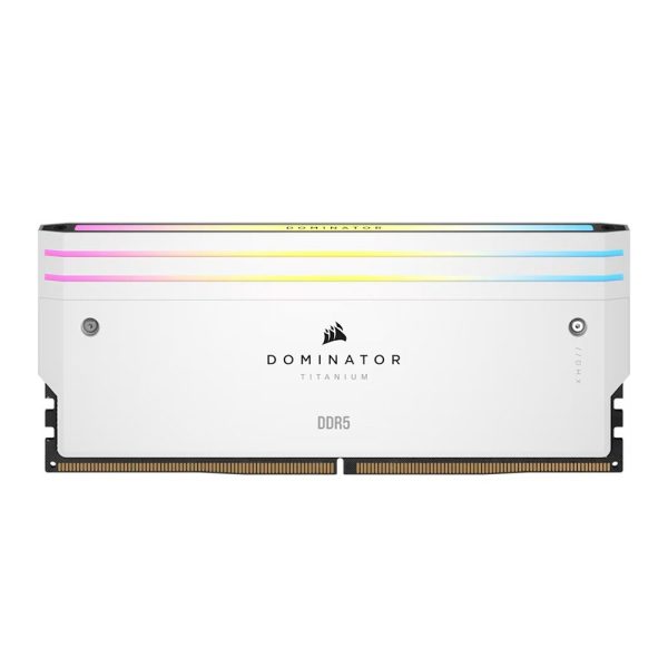 Corsair Dominator Titanium Rgb 96gb 2x48gb 6400mhz Cl32 Intel Xmp 3 0 Ddr5 Beyaz Ram Cmp96gx5m2b6400c32w 4