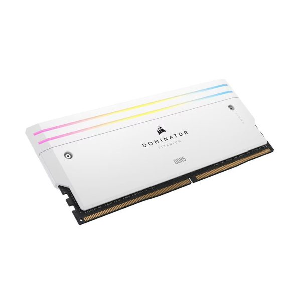 Corsair Dominator Titanium Rgb 96gb 2x48gb 6400mhz Cl32 Intel Xmp 3 0 Ddr5 Beyaz Ram Cmp96gx5m2b6400c32w 6