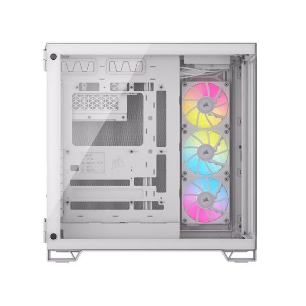 Corsair Icue Link 6500x Rgb Mesh Temperli Cam Usb 3 2 Mid Tower E Atx Beyaz Gaming Kasa Cc 9011270 Ww 5