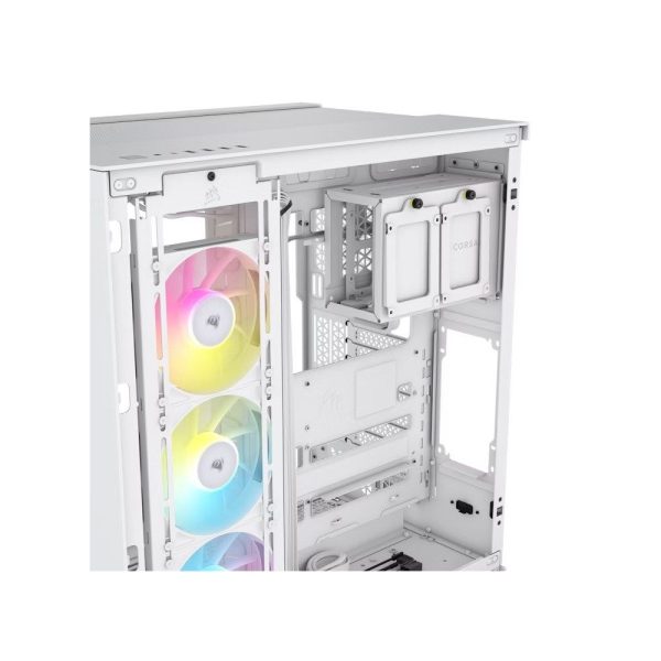 Corsair Icue Link 6500x Rgb Mesh Temperli Cam Usb 3 2 Mid Tower E Atx Beyaz Gaming Kasa Cc 9011270 Ww 7
