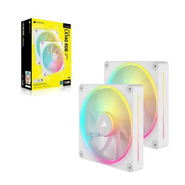 Corsair Icue Link Lx140 Rgb 140mm 2li Beyaz Kasa Fani Co 9051032 Ww 5