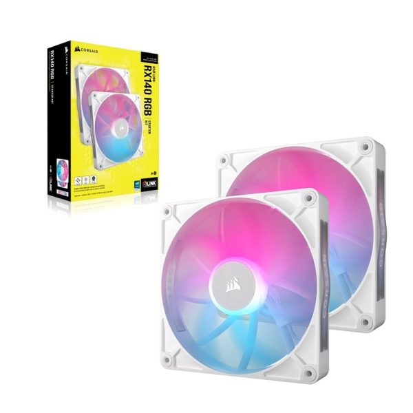 Corsair Icue Link Rx140 Rgb 140mm 2li Beyaz Kasa Fani Co 9051024 Ww 3