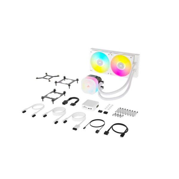 Corsair Icue Link Titan 240 Rx Rgb Aio 240 Mm Intel Amd Uyumlu Beyaz Islemci Sivi Sogutucu Cw 9061020 Ww 4