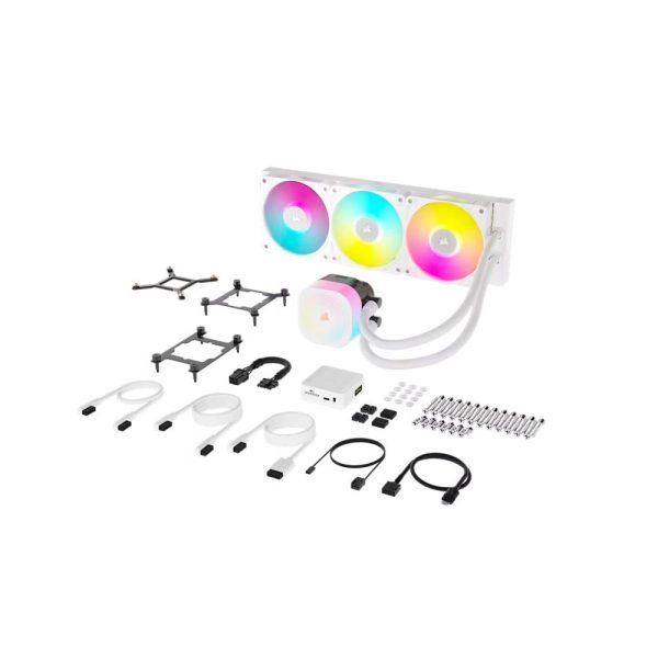 Corsair Icue Link Titan 360 Rx Rgb Aio 360 Mm Intel Amd Uyumlu Beyaz Islemci Sivi Sogutucu Cw 9061021 Ww 4