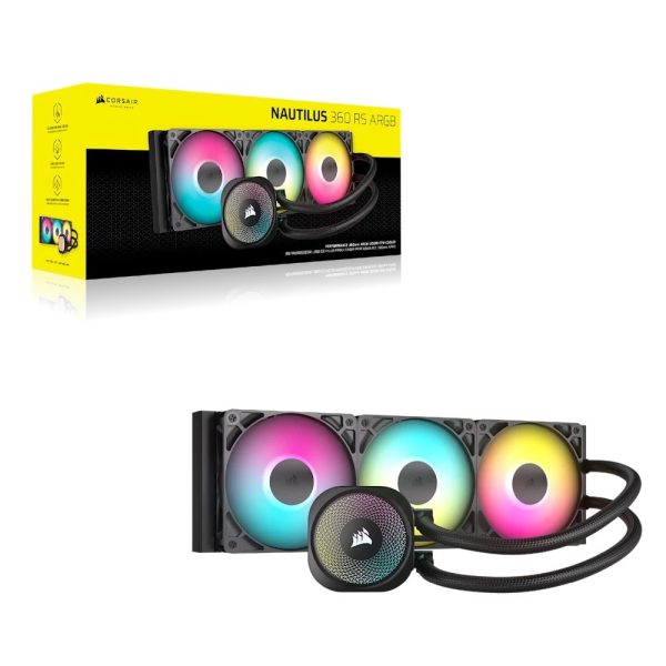 Corsair Nautilus 360 Rs Argb 360 Mm Intel Amd Uyumlu Islemci Sivi Sogutucu Cw 9060093 Ww 11