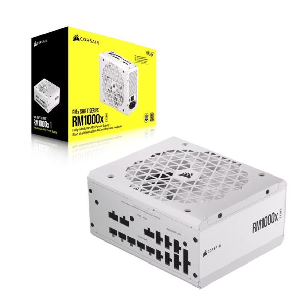 Corsair Rm1000x Shift 1000w 80 Gold Pcie 5 1 Full Moduler Beyaz Atx Guc Kaynagi Cp 9020275 Eu 5