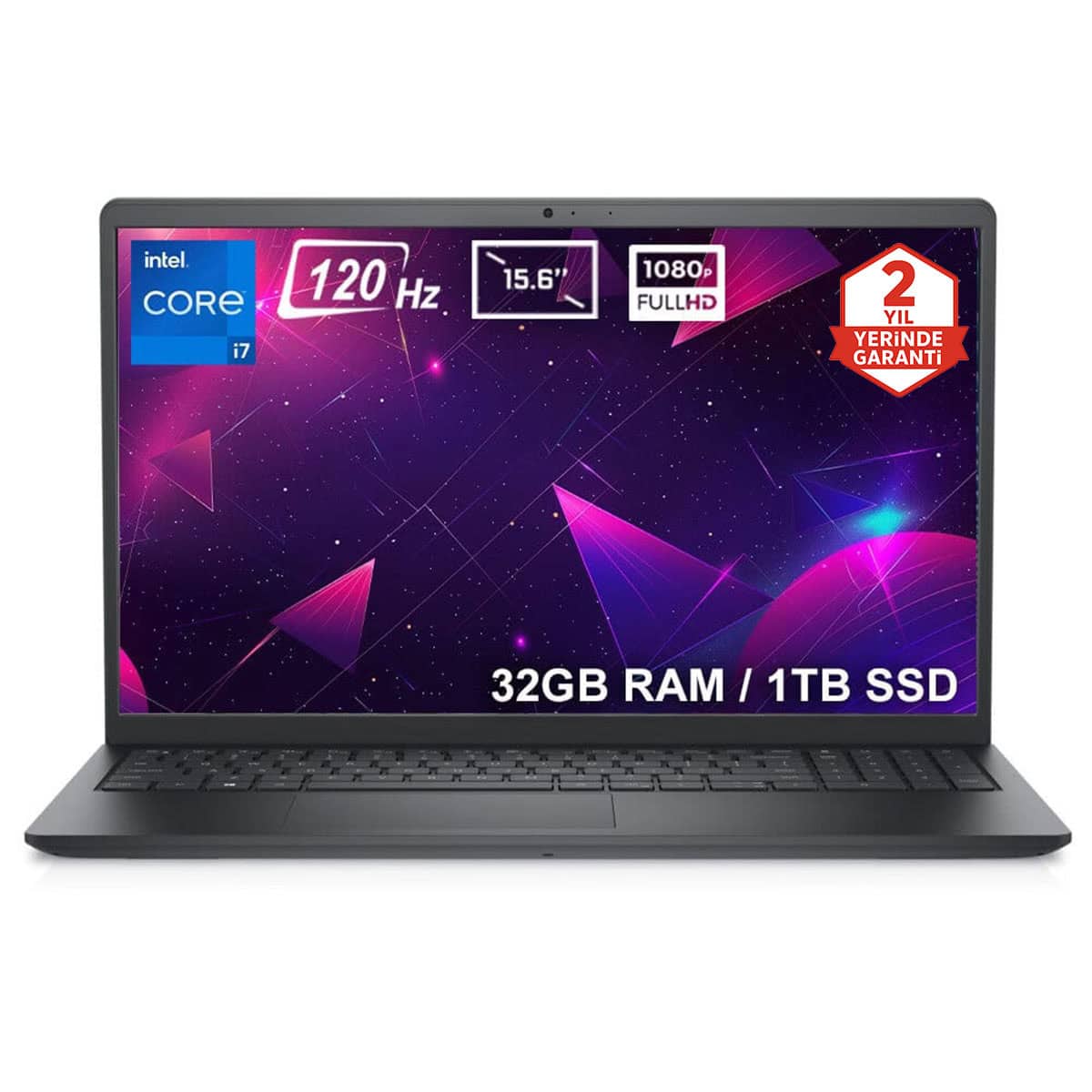 Dell Vostro 3530 N1601pvnb3530uv3 Intel Core I7 1355u 32gb Ddr4 1tb Ssd 15.6 Inç 120hz Full Hd Ubuntu Laptop 2 Yıl Yerinde Servis Garantisi 1