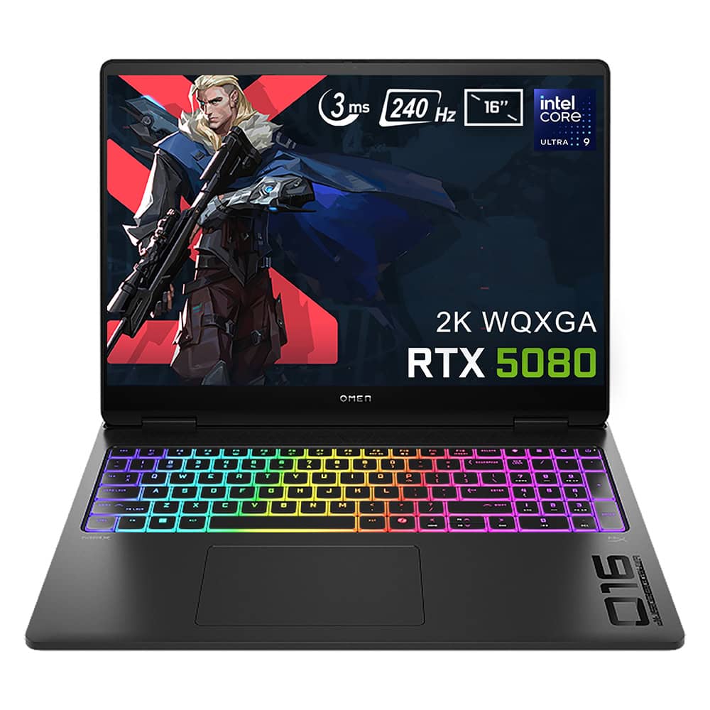 Hp Omen Max 16 Ah0010nt Intel Core Ultra 9 275hx 64gb Ddr5 2tb Ssd Rtx5080 16gb 16 Inc 2k Wqxga 240hz 3ms Ips Freedos Gaming Laptop B92qrea F1
