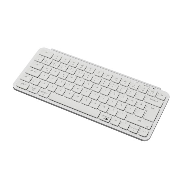 Keychron B1 Pro Ultra Slim Ivory White 75 Kablosuz Mac Uyumlu Turkce Klavye B1p K8 Tr 3
