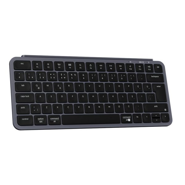 Keychron B1 Pro Ultra Slim Space Gray 75 Kablosuz Mac Uyumlu Turkce Klavye B1p K1 Tr 2
