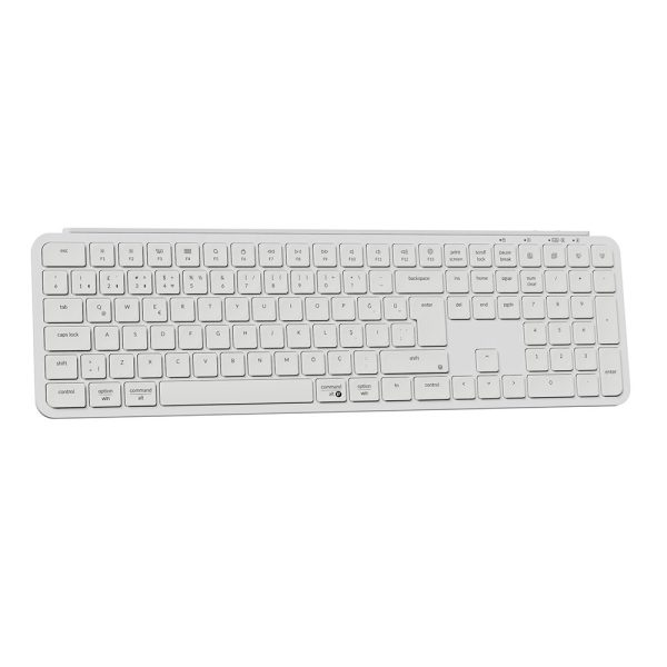 Keychron B6 Pro Ultra Slim Ivory White 100 Kablosuz Mac Uyumlu Turkce Klavye B6p K8 Tr 2
