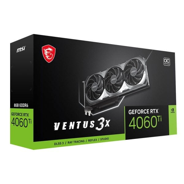 Msi Geforce Rtx 4060 Ti Ventus 3x E 8g 8gb Gddr6 128 Bit Dlss 3 Ekran Karti 10
