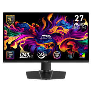 Msi Mag 273qp Qd Oled X24 26.5 Inç 240hz 0.03ms 2k Wqhd Adaptive Sync Qd Oled Gaming Monitör 1